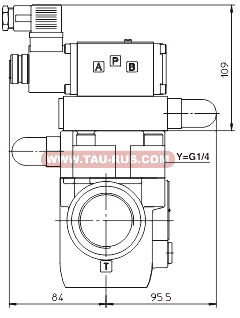АТОС Размеры гидроклапана ATOS ARAM-32/22**-IX АТОС Размеры гидроклапана ATOS ARAM-32/22**-IX