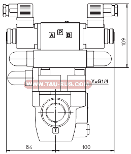 АТОС Размеры гидроклапана ATOS ARAM-20/32**-IX АТОС Размеры гидроклапана ATOS ARAM-20/32**-IX