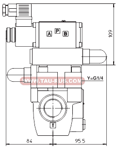 АТОС Размеры гидроклапана ATOS ARAM-20/22**-IX АТОС Размеры гидроклапана ATOS ARAM-20/22**-IX