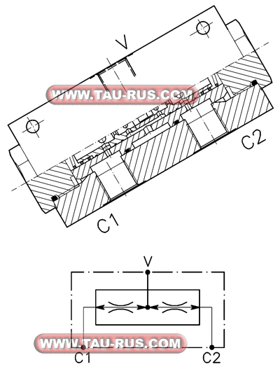 Принцип работы делителей потока VDF-38, VDF-12, VDF-34, VDF-100 Принцип работы делителей потока VDF-38, VDF-12, VDF-34, VDF-100
