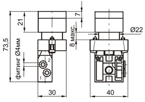 Пневмораспределитель 104.22.6.31.LC, 104.32.6.31.LC, 104.22.6.31.PC, 104.32.6.31.PC, 104.22.6.31.LA, 104.32.6.31.LA, 104.22.6.31.PA, 104.32.6.31.PA Пневмораспределитель 104.22.6.31.LC, 104.32.6.31.LC, 104.22.6.31.PC, 104.32.6.31.PC, 104.22.6.31.LA, 104.32.6.31.LA, 104.22.6.31.PA, 104.32.6.31.PA