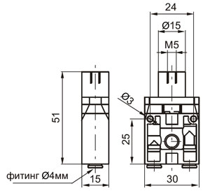 Пневмораспределитель 104.22.11.1.LC, 104.32.11.1.LC, 104.22.11.1.PC, 104.32.11.1.PC, 104.22.11.1.LA, 104.32.11.1.LA, 104.22.11.1.PA, 104.32.11.1.PA