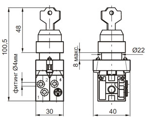 Пневмораспределитель 104.52.6.28.L, 104.52.6.28.P, 104.53.32.6.28.0.L, 104.53.32.6.28.1.L, 104.53.32.6.28.0.P, 104.53.32.6.28.1.P, 104.53.33.6.28.0.L, 104.53.33.6.28.1.L, 104.53.33.6.28.0.P, 104.53.33.6.28.1.P Пневмораспределитель 104.52.6.28.L, 104.52.6.28.P, 104.53.32.6.28.0.L, 104.53.32.6.28.1.L, 104.53.32.6.28.0.P, 104.53.32.6.28.1.P, 104.53.33.6.28.0.L, 104.53.33.6.28.1.L, 104.53.33.6.28.0.P, 104.53.33.6.28.1.P