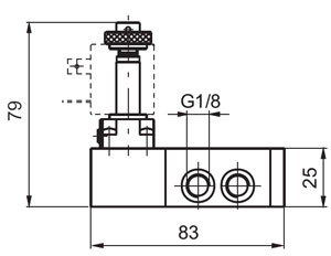 Пневмораспределитель 468.32.0.1.M2