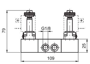 Пневмораспределитель 468.32.0.0.M2