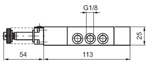 Пневмораспределитель 468/1.52.0.12.M2