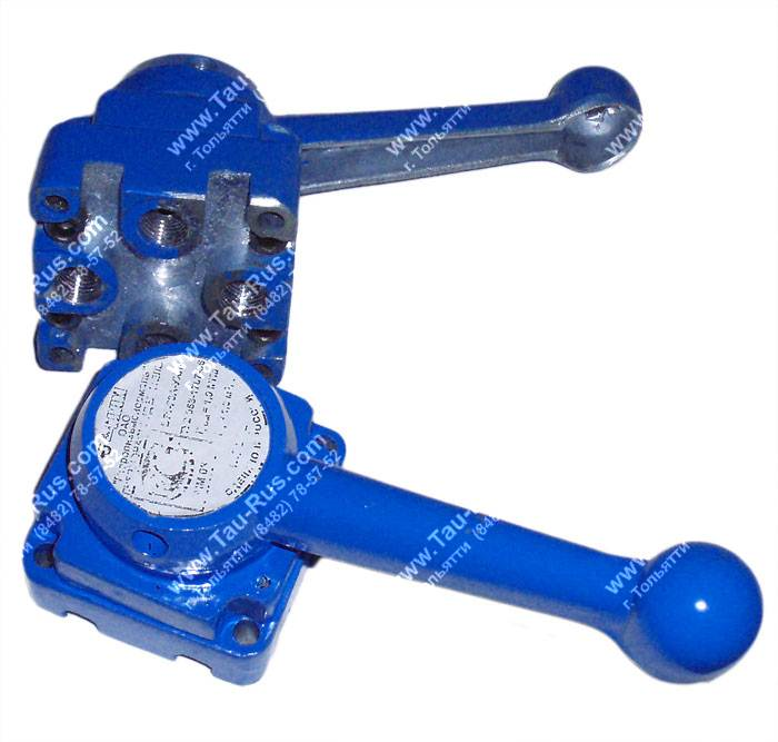 В71-22А пневмораспределитель крановый В71-22А пневмораспределитель крановый