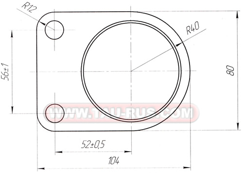Чертеж фиксатора ФГС-70