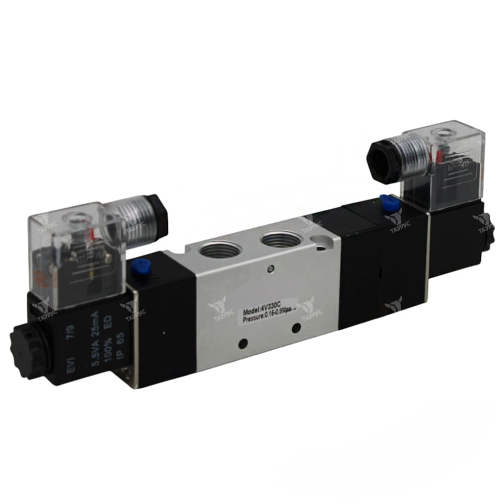 4V330C-10 DC24V - Пневмораспределитель 4V330C-10 DC24V - Пневмораспределитель