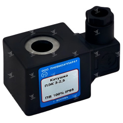 ПЭК-3-2,5-300 (=24В) - Катушка квадратная с разъемом постоянного тока 24В