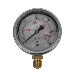 PG-100-B-060-G - Манометр вибростойкий, 0-60 бар, радиальный