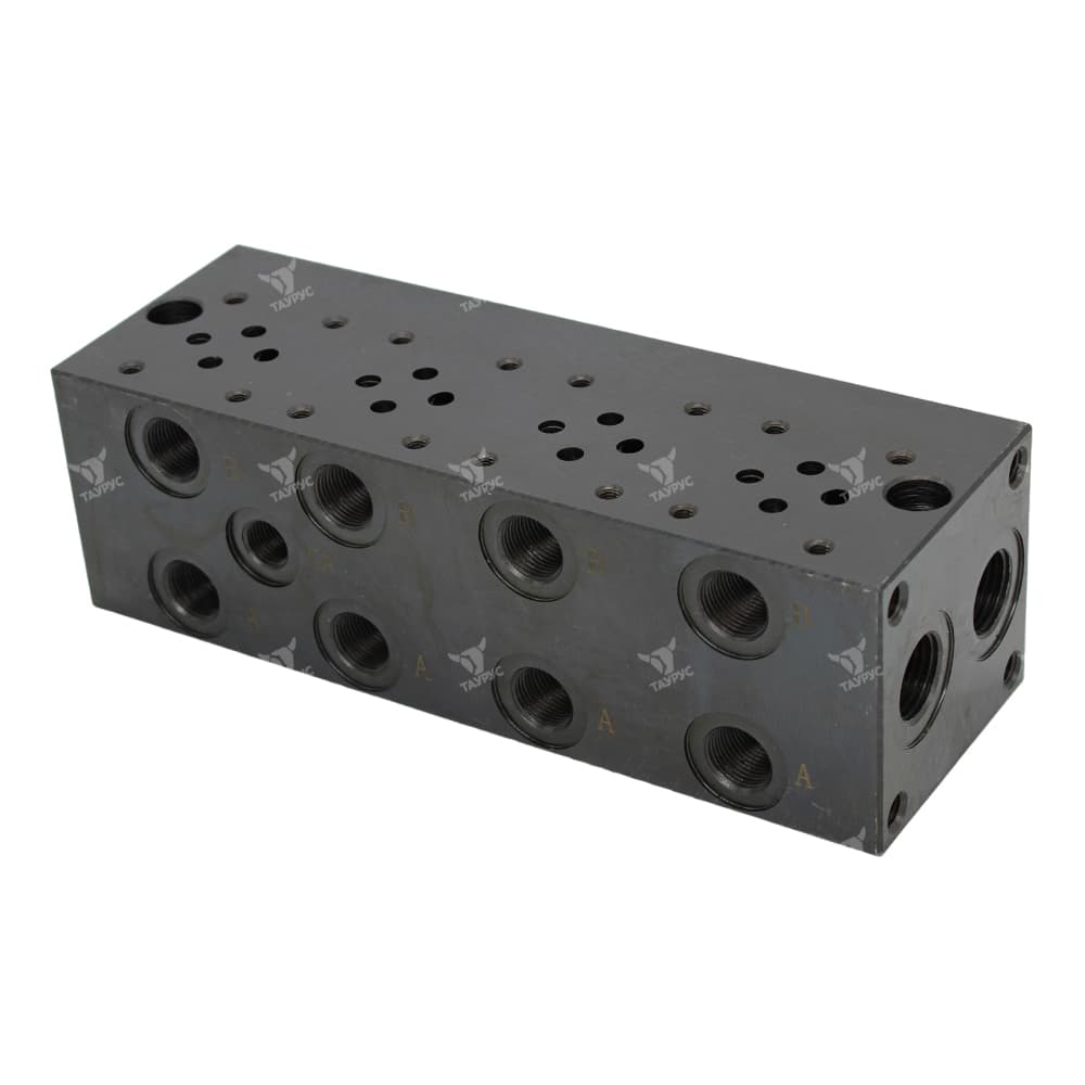 MD-03P-4-G - Плита монтажная выходы вбок, P и Т = G1/2", А и В = G3/8"