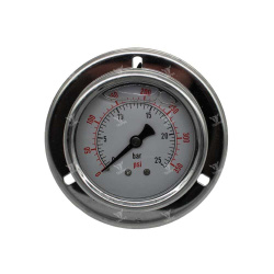 PG-63-F-025-G - Манометр вибростойкий, 0-25 бар, присоединение осевое 