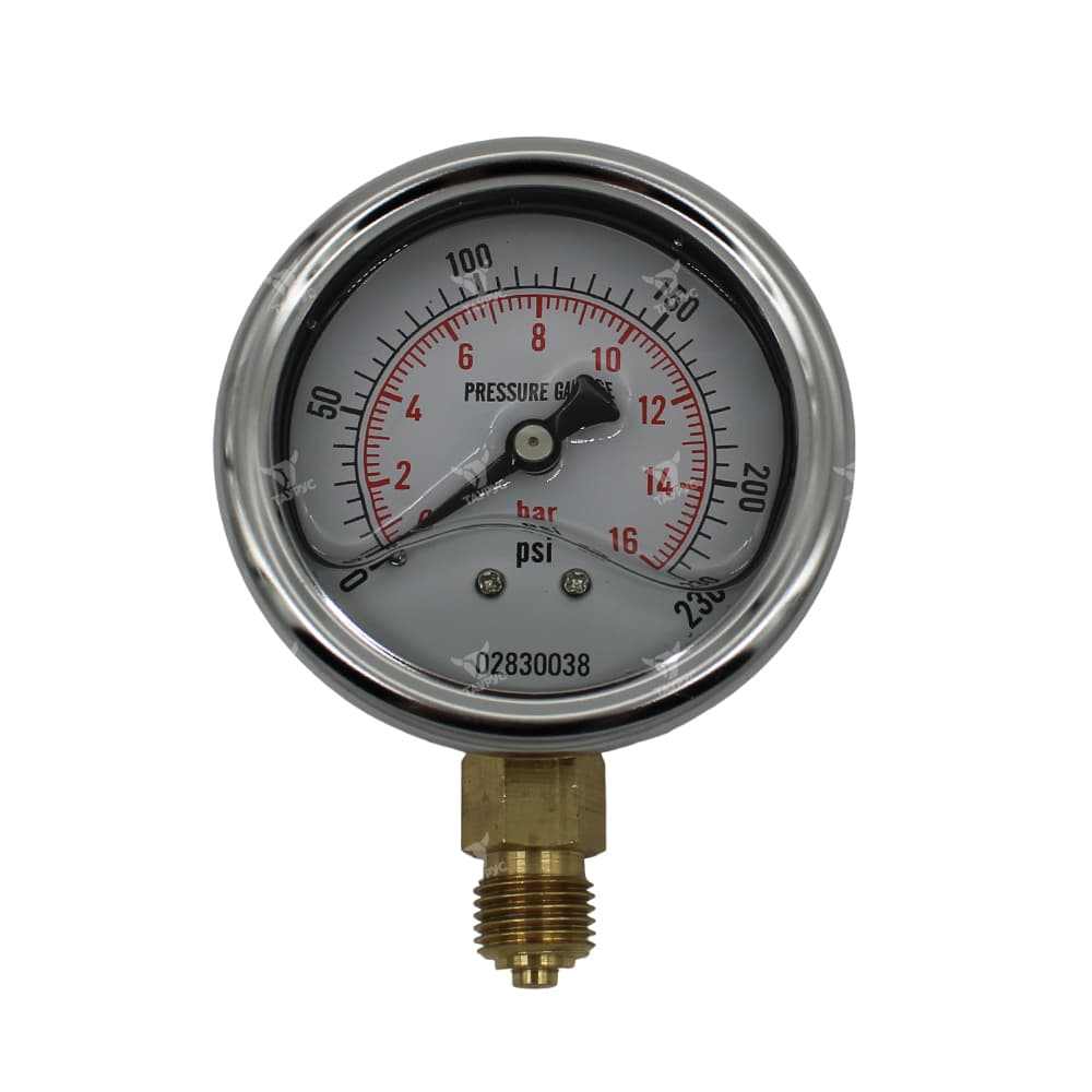 PG-63-B-016-G - Манометр вибростойкий, 0-16 бар, радиальный