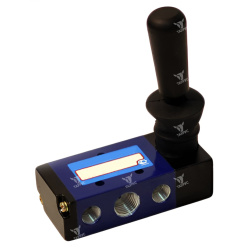 5Р-6-262-3 новая модель - Пневмораспределитель с ручным управлением