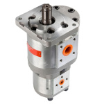 НШ-32-10 - Насос шестеренный сдвоенный гидравлический (тандем), левое вращение