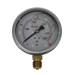 PG-100-B-160-G - Манометр вибростойкий, 0-160 бар, радиальный