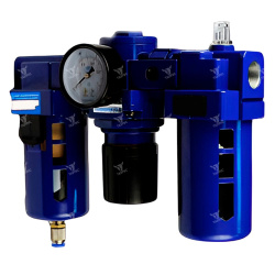 БК-М-25 - Блок кондиционирования с манометром синий, G1"