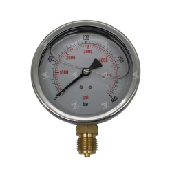 PG-100-B-400-G - Манометр вибростойкий, 0-400 бар, радиальный