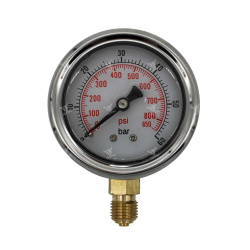 PG-63-B-060-G - Манометр вибростойкий, 0-60 бар, радиальный