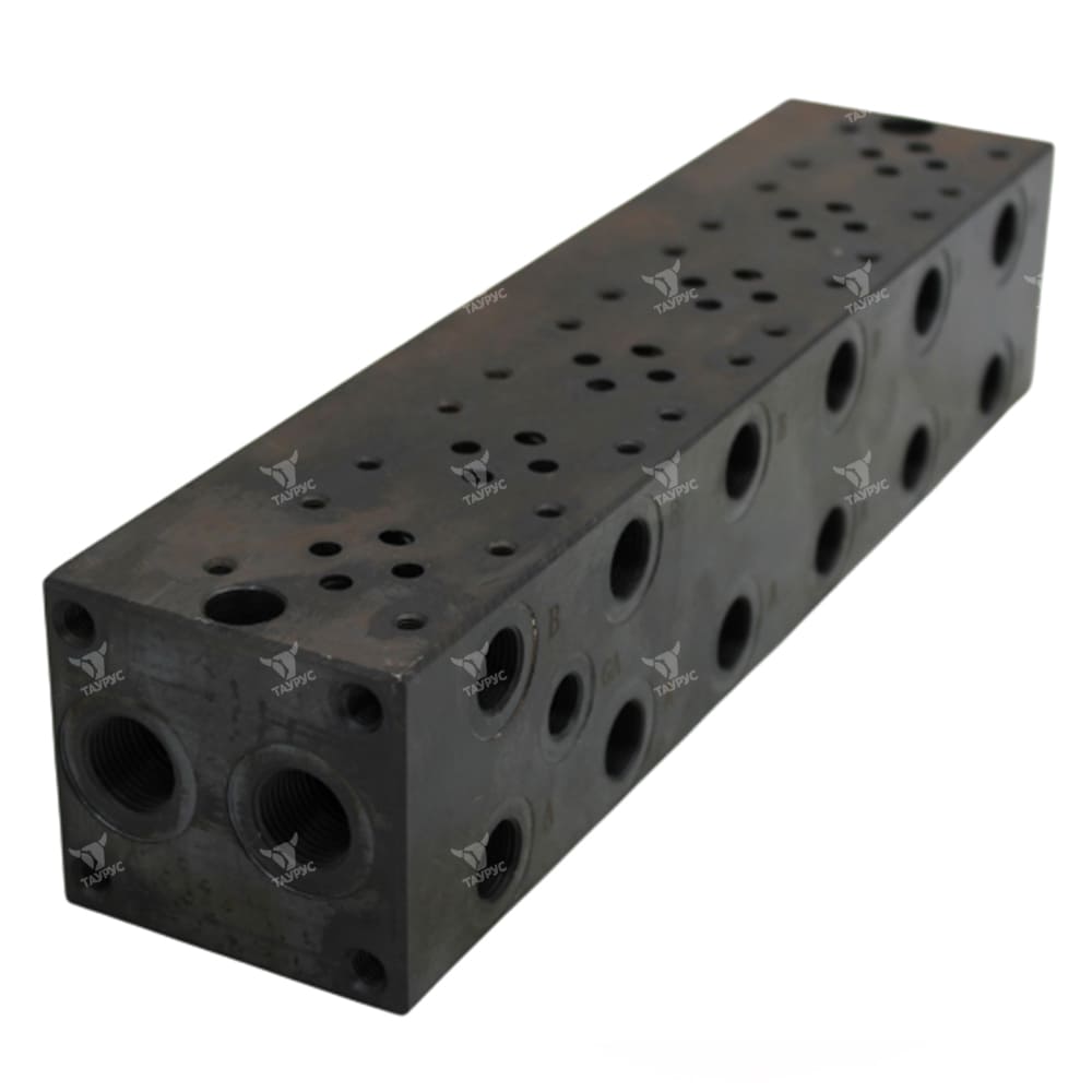 MD-03P-6-G - Плита монтажная выходы вбок, P и Т = G1/2", А и В = G3/8"