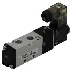 4V110-06 AC220V - Пневмораспределитель 4V110-06 AC220V - Пневмораспределитель