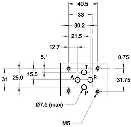 Обозначение (гидросхема) клапанов MD1D-S1(S2,S3,S4,TA)/50-24V-DC, MD1D-S1(S2,S3,S4,TA)/55-110V(220V)-AC