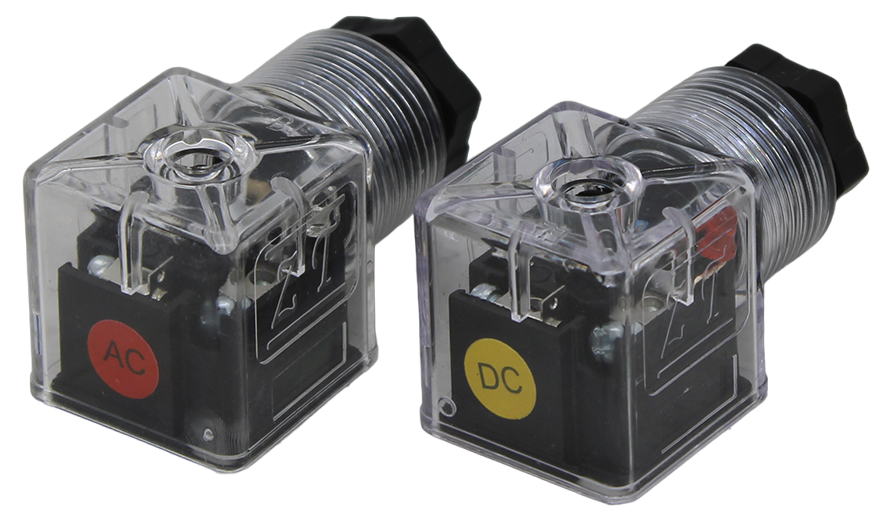 Разъем электрический DIN 43650 A LED