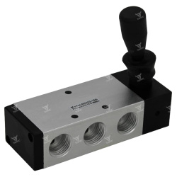 4H410-15 - Пневмораспределитель с механическим управлением