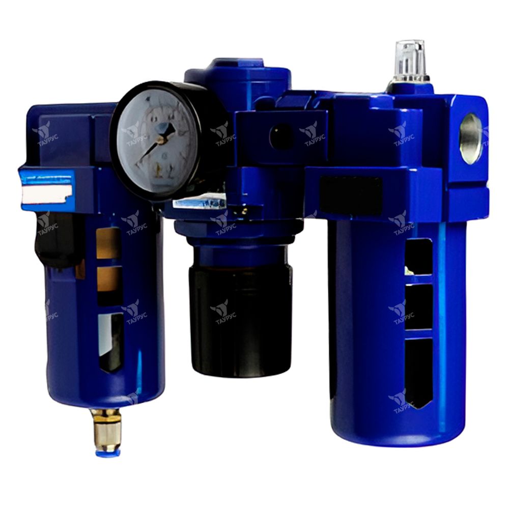 БК-М-25 - Блок кондиционирования с манометром синий, G1"