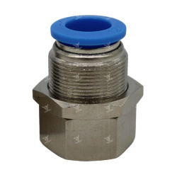 PMF-06-G02 - Фитинг цанговый с монтажной гайкой