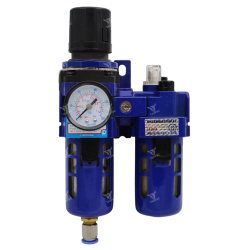 БК-06 - Блок кондиционирования с манометром синий, G1/4"