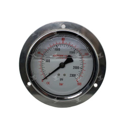 PG-100-F-160-G - Манометр вибростойкий, 0-160 бар, присоединение осевое