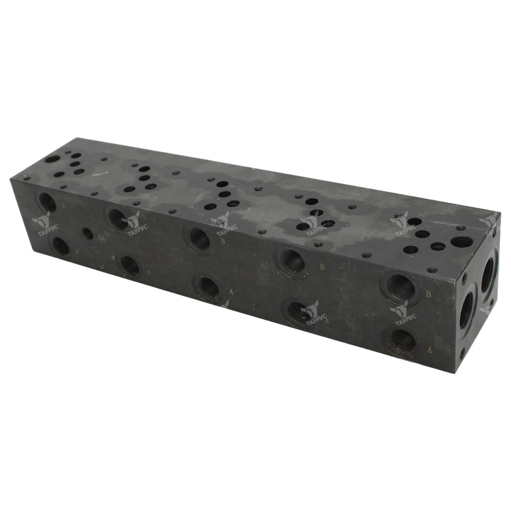 MD-05P-7-G - Плита монтажная выходы вбок, P и Т = G3/4", А и В = G1/2"