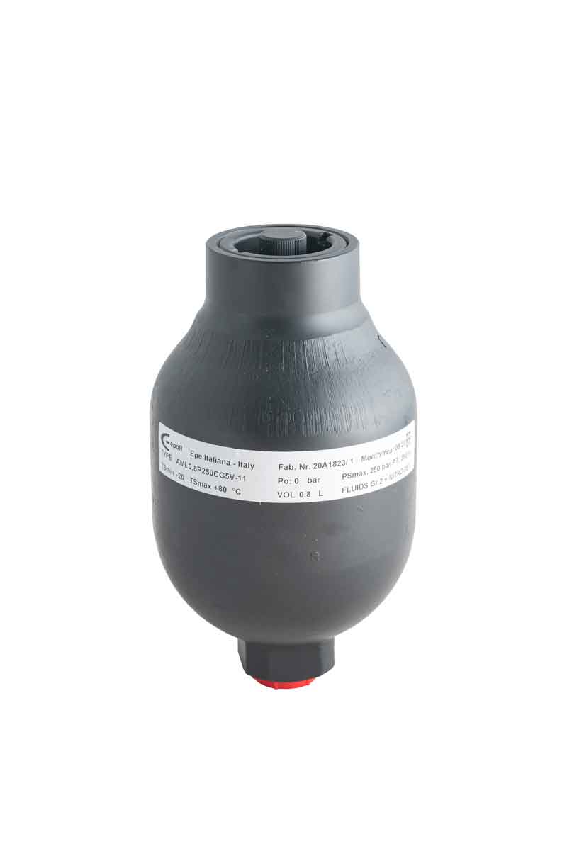 AML0.8F250FM18/1.5V-11/0 - Аккумулятор пневмогидравлический мембранный