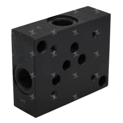 D05SPS8G - Плита монтажная, СЕТОР 05 (Ду=10 мм), выходы вбок, G1/2"