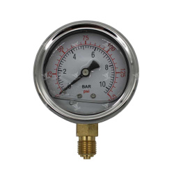 PG-63-B-010-G - Манометр 0-10 бар, радиальный