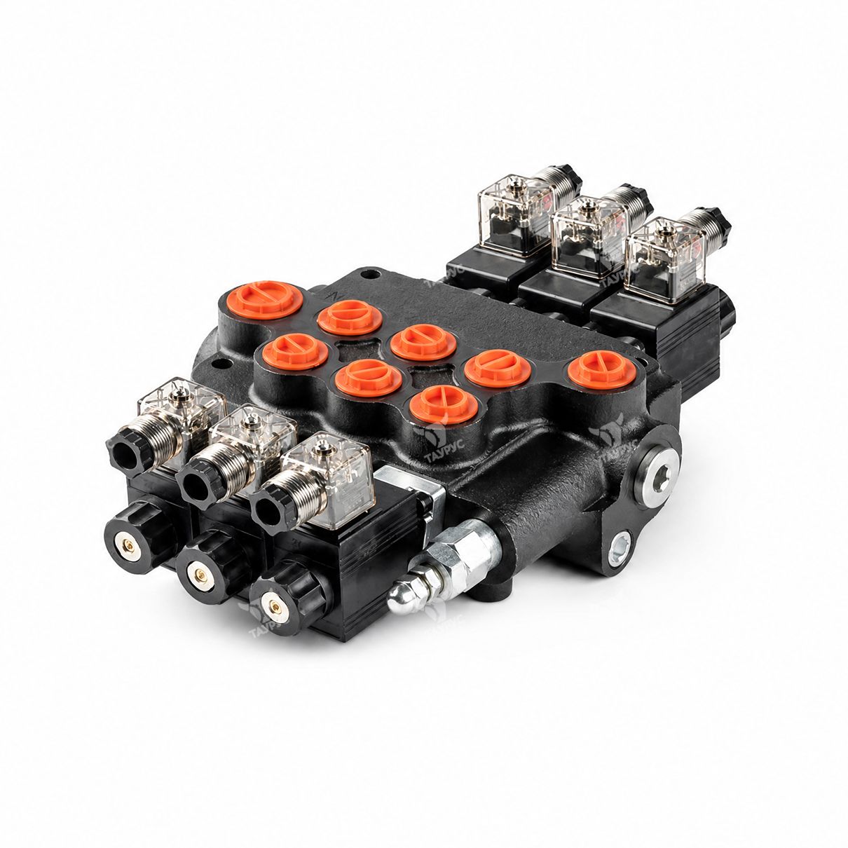 03Z80 AAA ES3 24 VDC G - Гидрораспределитель моноблочный с электромагнитным управлением трехсекционн
