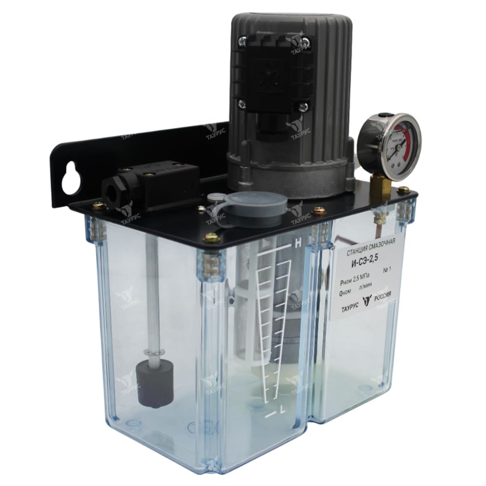 И-СЭ-2,5/0,5 - Станция смазочная, бак пластик