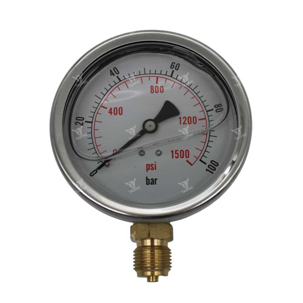 PG-100-B-100-G - Манометр вибростойкий, 0-100 бар, радиальный