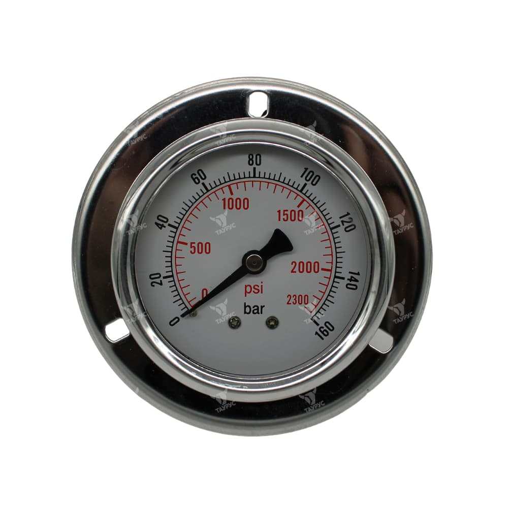 PG-63-F-160-G - Манометр вибростойкий, 0-160 бар, присоединение осевое 