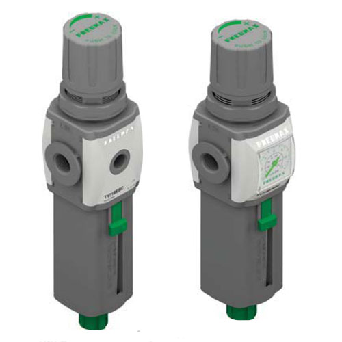 T173BEMCD - Фильтр-регулятор с встроенным манометром, G1/2", 0...12бар, 50мкм, 3500 нл/мин, технопол