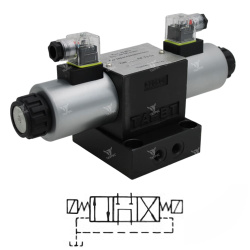 64ПГ73-12М.В110 - Гидрораспределитель на плите В10-7312