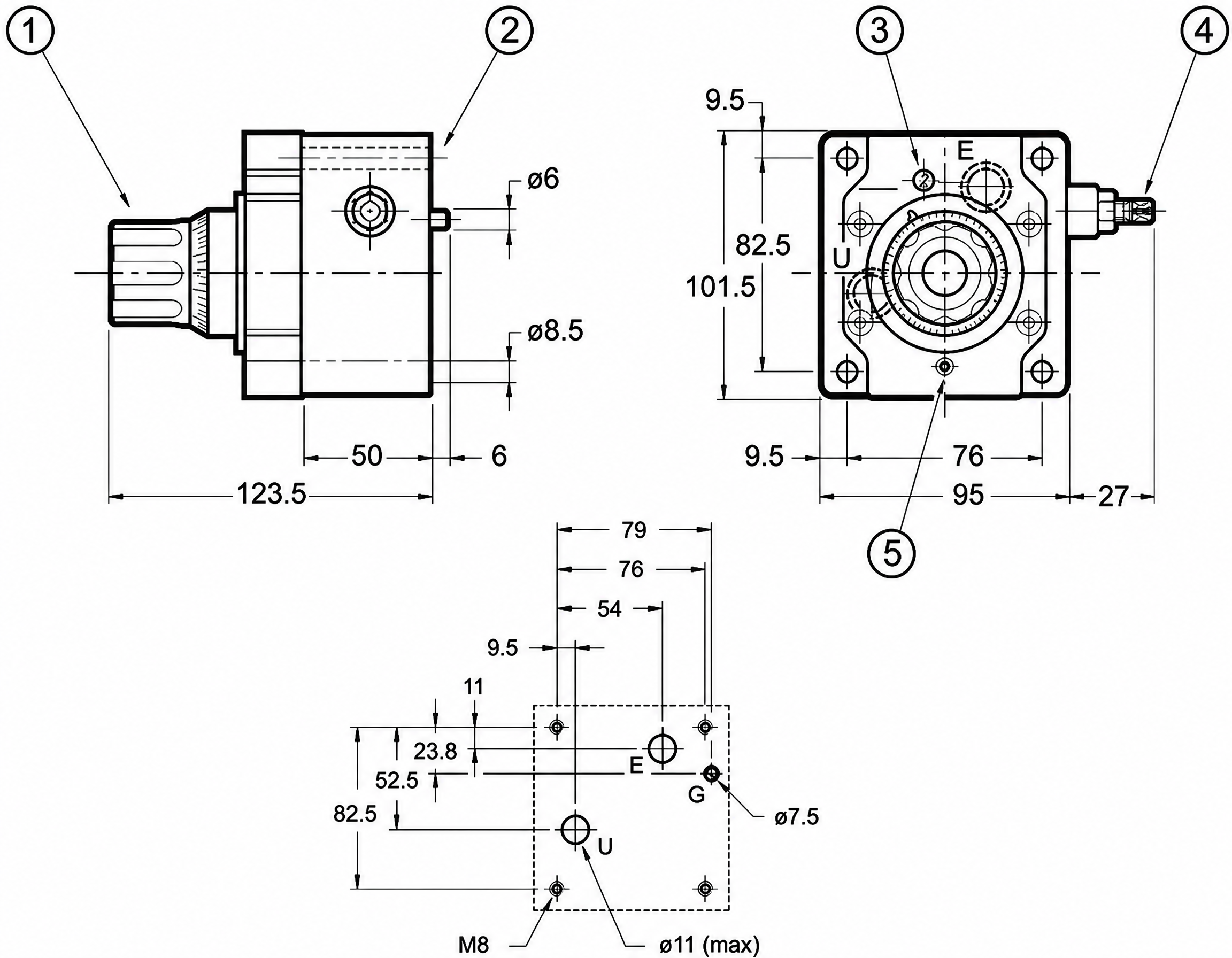 Размеры регуляторов расхода RPC2* (RPC2-CT70/RC/31, RPC2-TN//M/31, RPC2-CTN/M/31, RPC2-T70/M/31, RPC2-T70/RC/31)