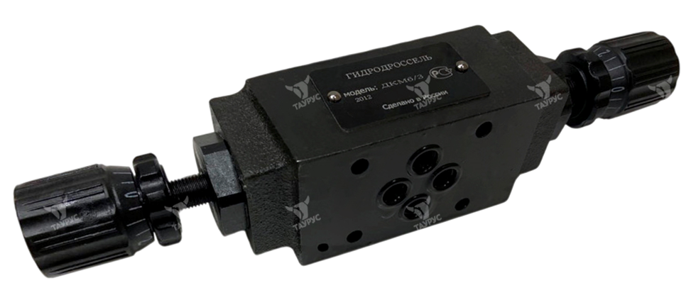 Гидродроссель модульного монтажа ДКМ 6/3, CETOP 3