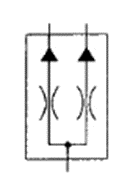 Условное обозначение делителя потока