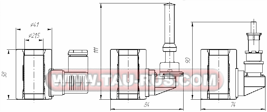 Основные габаритные и присоединительные размеры катушек для электромагнитов МЭГ6 с соединителем СЭ11-19, AMP Power Timer и 2РМГ