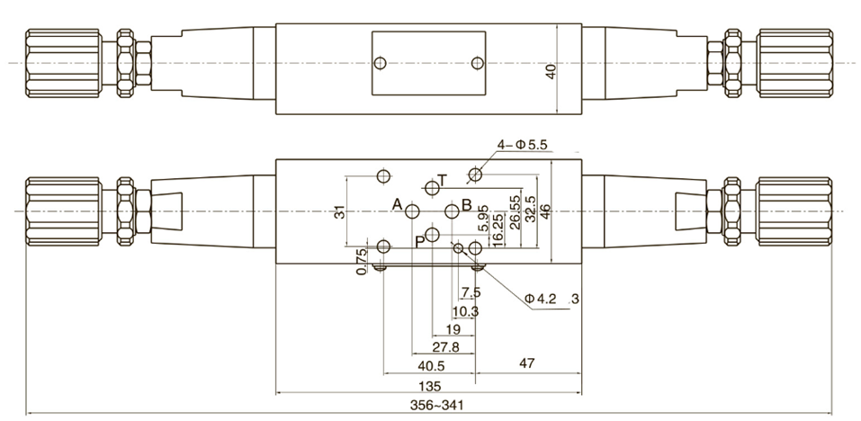 Чертеж клапана MRV-02-W