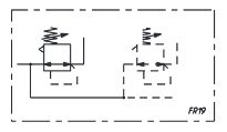 FR19 = Регулятор со сбросом давления, без манометра