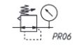 PR06 - регулятор со сбросом давления, со встроенным манометром
